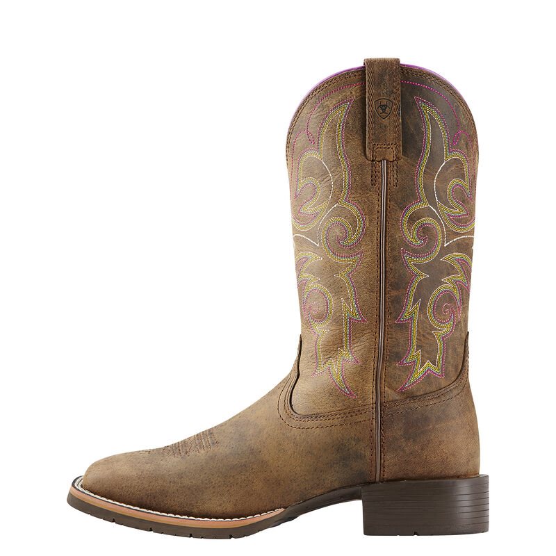 Ariat Western: Hybrid Rancher Botas Western Mujer - Marrones (EUPBY4638)